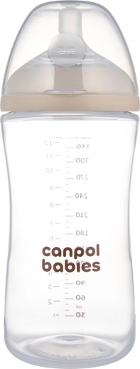Canpol babies antikoliková dojčenská fľaša Natural shape 330 ml