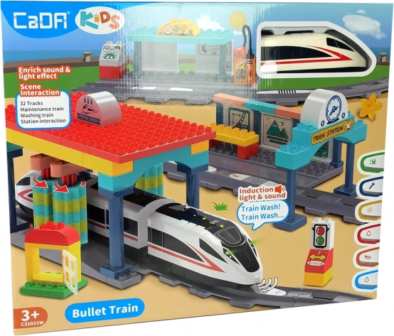 Stavebnica vlaková stanica CADA 108 dielikov