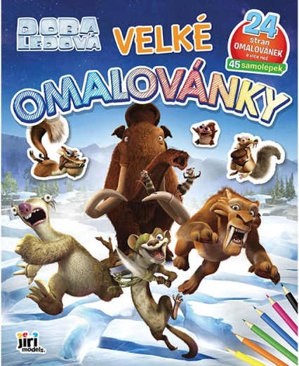 Veľké omaľovánky Doba ľadová