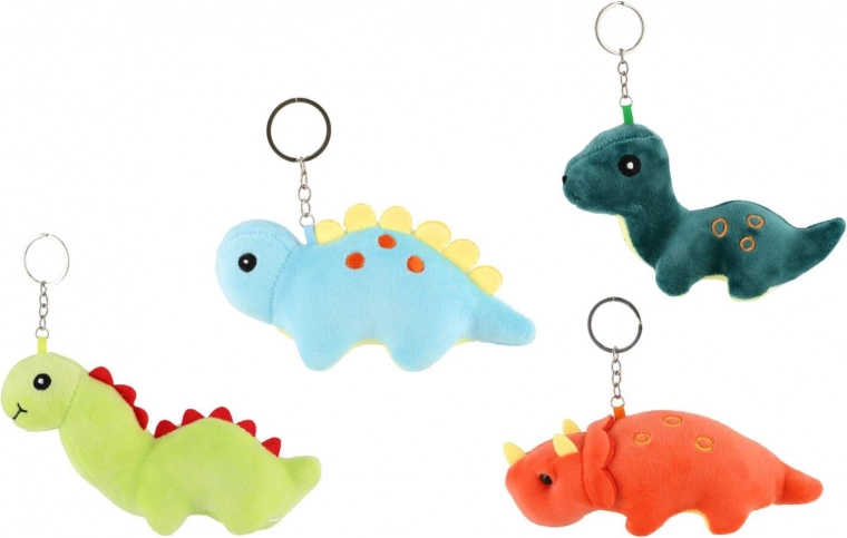 Plyšový prívesok dinosaurus 15-18 cm štyri druhy