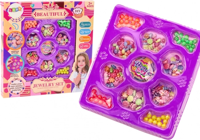 Koráliky na výrobu šperkov DIY Kreatívna sada Kvetinové prívesky