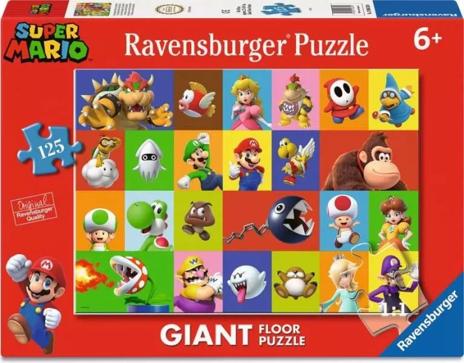 Ravensburger obrovské podlahové puzzle Super Mario (125 dielikov)