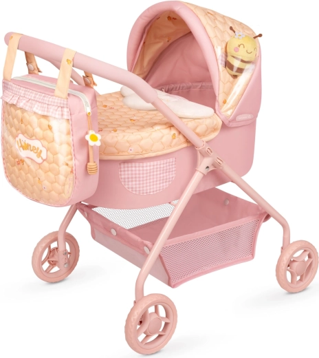DeCuevas môj prvý kočík pre bábiky s taškou Honey 2026 – 56 cm