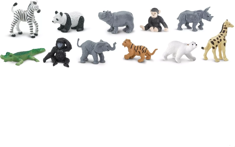 Safari Ltd. mláďatá zo ZOO – sada figúrok