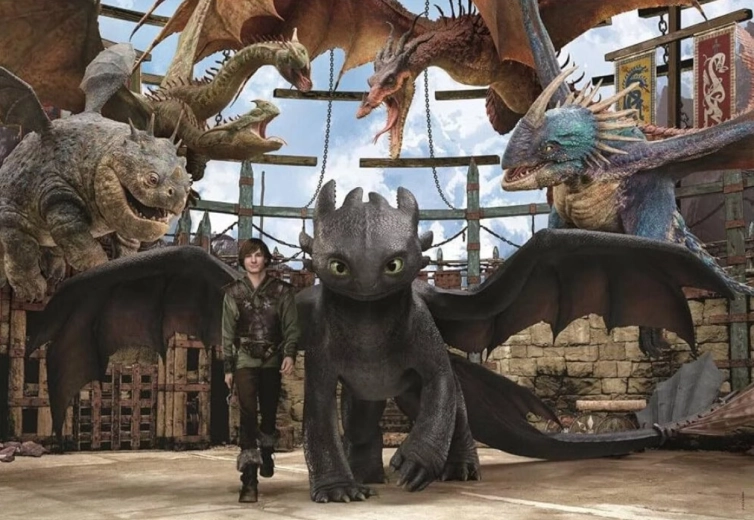 Clementoni puzzle Ako vycvičiť draka – Tím, 104 dielikov