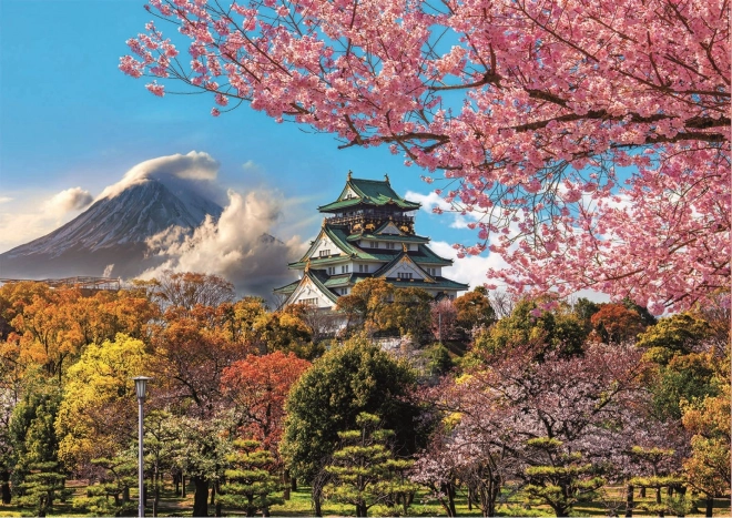Educa Puzzle Hrad v Ósake, Japonsko 2000 dielov