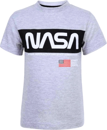 Sivé tričko NASA