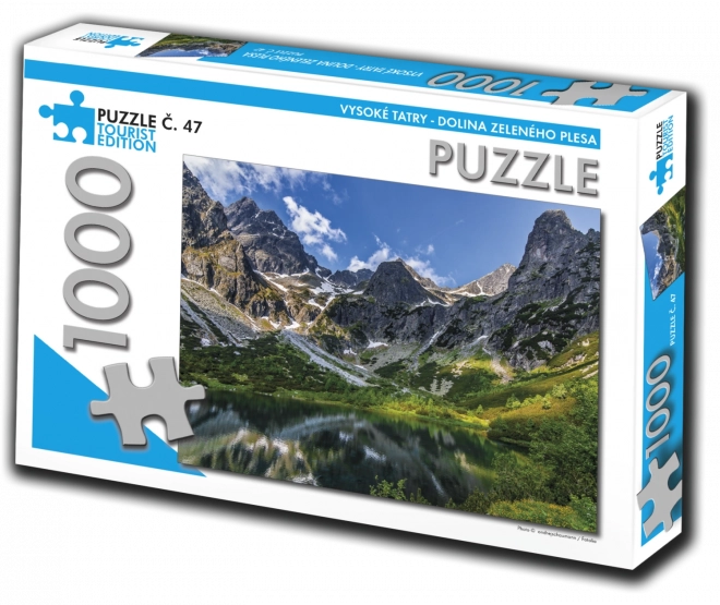 Puzzle Turistická edícia Vysoké Tatry, Dolina Zeleného plesa 1000 dielikov