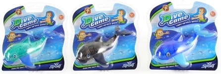 Svetielkujúca potápačská veľryba do vody (mix farieb)