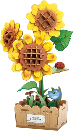 2Kids Toys 3D drevená skladačka Slnečnica