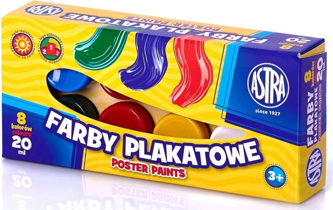 Temperové farby ASTRA 8×20 ml