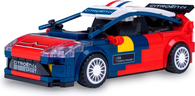 Stavebnica CaDA Citroën C4 WRC 2008 v mierke 1:24