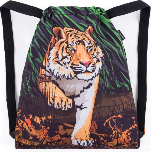 Bagmaster školské vrecúško na prezuvky a telocvik BETA 24 B tiger