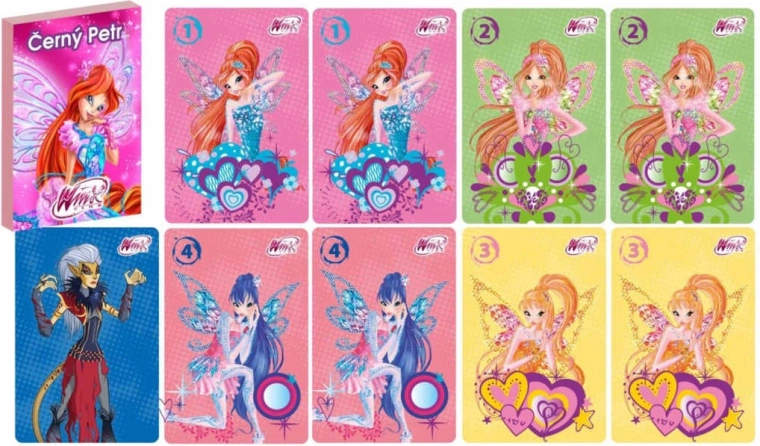 Kartová hra Čierny Peter Winx Club