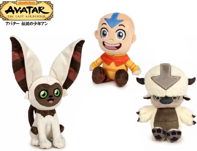 Avatar: Legenda o Aangovi plyšová hračka 21 cm – Aang, Momo alebo Appa