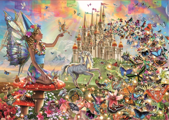 Educa puzzle Víla a motýle 500 dielikov