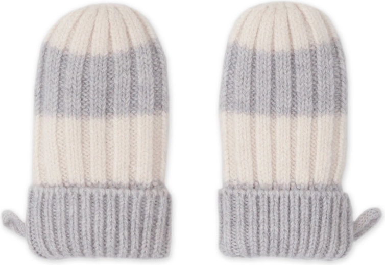 Rukavice Lodger stripe merino storm (0–12 mesiacov)