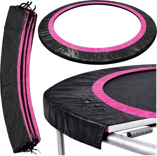 Ochranný kryt pružín na trampolínu Sport Max 183 cm čierno-ružový