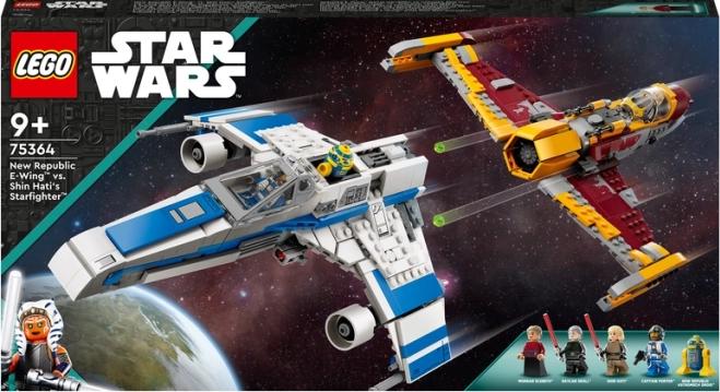 LEGO Star Wars E-Wing Novej Republiky vs Shin Hati Stíhač