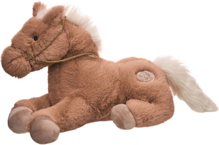 Plyšový koník Nico hnedý 30 cm