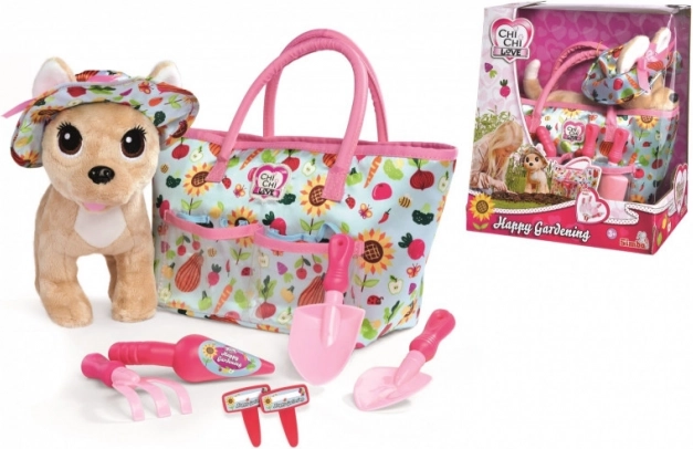 Hračka psík Chi Chi Love Šťastná záhradníčka