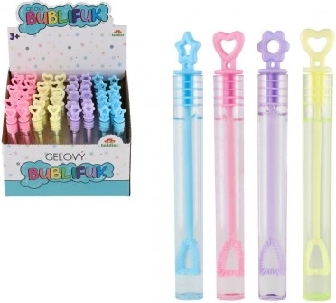 Bublifuk s gélovou náplňou 10,5 cm, 4 farby