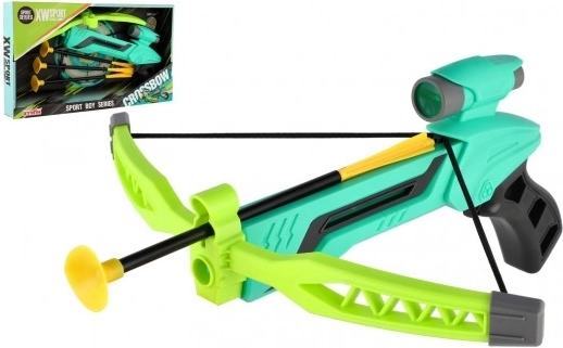 Detská kuša so zameriavačom a šípmi s prísavkou