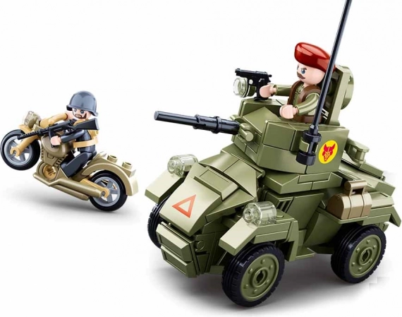 Sluban druhá svetová vojna malý obrnenec stavebnica