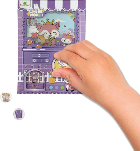 Chibi svet gashapon zápisník líška – 1 kus