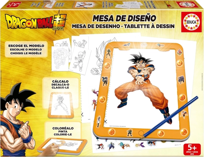 Kreatívna sada so svietiacou podložkou DRAGON BALL EDUCA