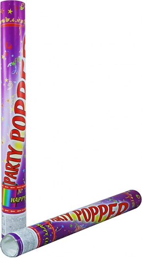 vystreľovacie konfety v tube 50 cm