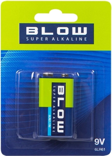 BLOW super alkalická batéria 9V (6LR61/6F22) - 1 kus