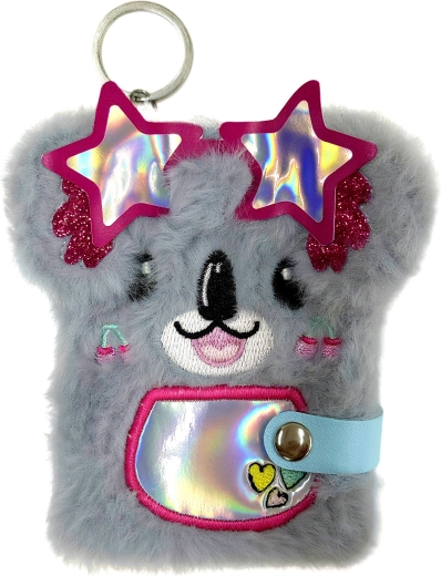 Mini plyšový zápisník A7 Koala
