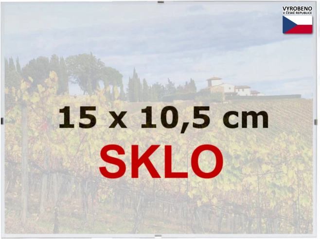 Rám Euroclip 15x10,5 cm sklo