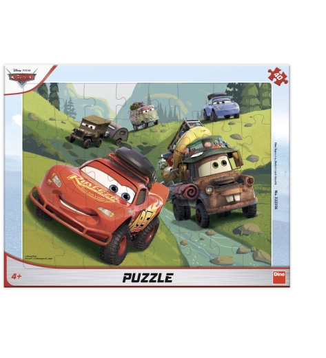 Detské puzzle Cars: Dobrodruhovia, 40 dielikov