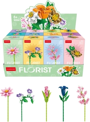 Lelebrother Florist klasické lúčne a záhradné kvety (12 druhov) - 1 kus