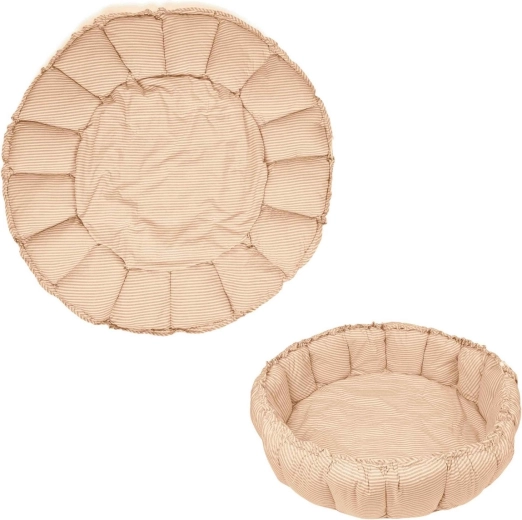 Play&Go Coco Bloom detské hniezdo 3v1 stripes brown