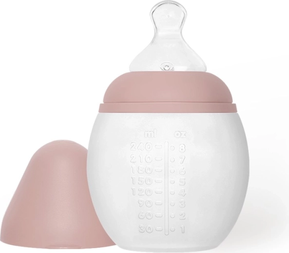 Élhée antikoliková dojčenská fľaša 240 ml blush