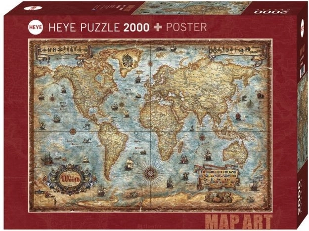 Puzzle HEYE svet, 2000 dielikov
