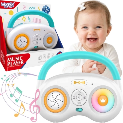 Woopie Baby interaktívny hudobný prehrávač pre deti