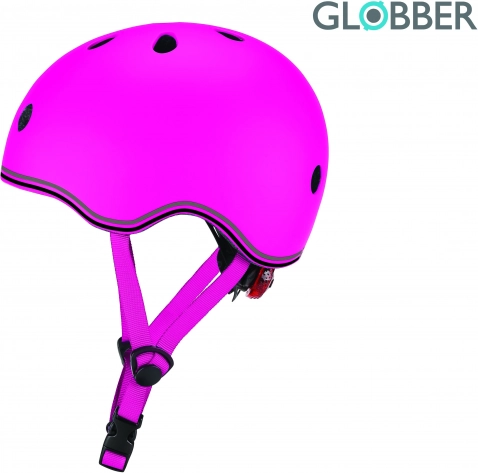 Detská prilba Globber Go Up Lights Neon Pink