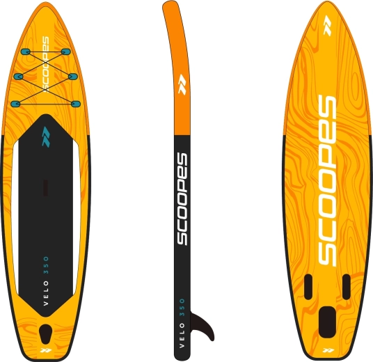 nafukovací paddleboard LAGO 320 cm so sadou príslušenstva, žltý