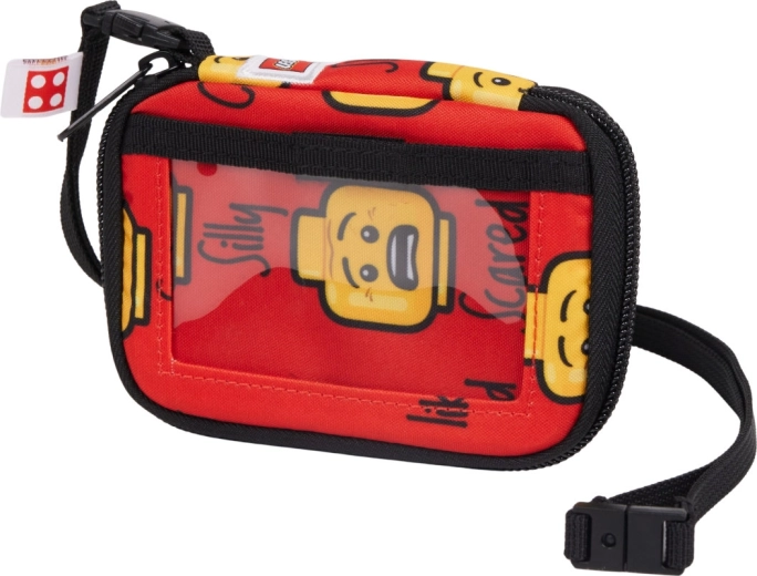 LEGO Minifigures červená cestovná peňaženka today i feel