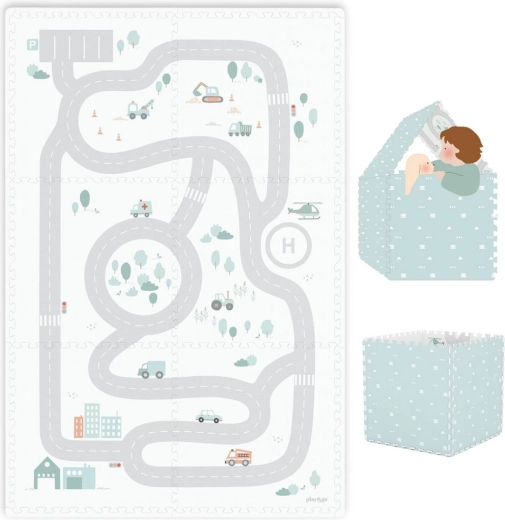 Play&Go tiloo eevaa hracia podložka a domček road