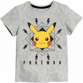 Sivé tričko Pokémon