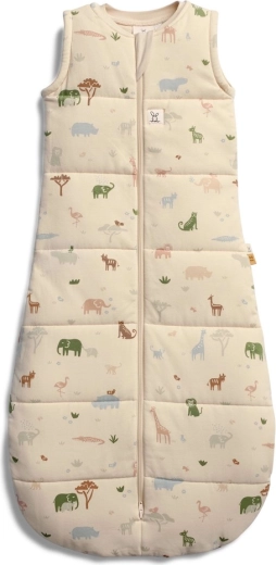 ErgoPouch spací vak z organickej bavlny jersey savannah 2,5 tog (3–12 mesiacov)
