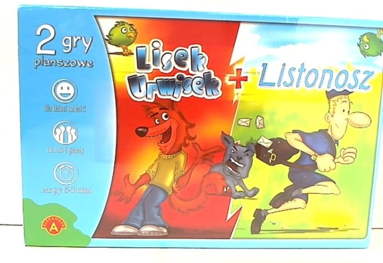 Líštička Urtis a Poštár – sada 2 závodných stolových hier