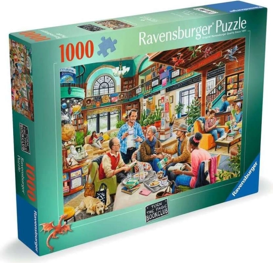 Ravensburger puzzle Knižný klub „Otoč list“ 1000 dielikov