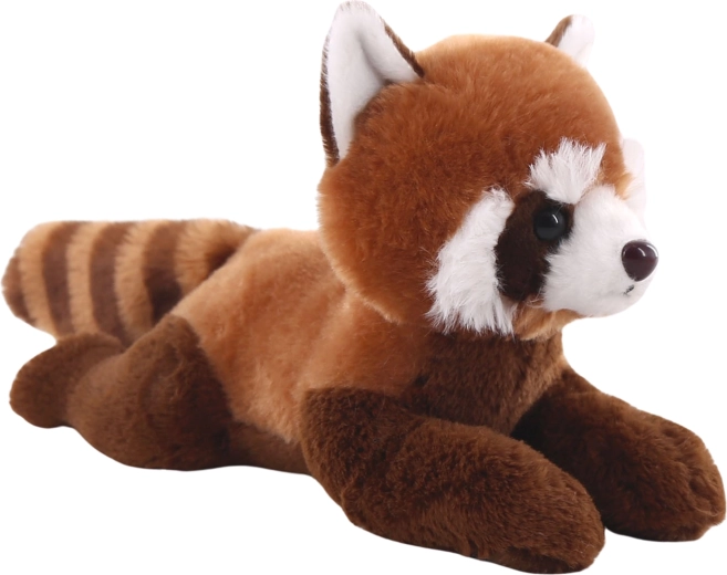 Plyšová panda červená ležiaca 26 cm
