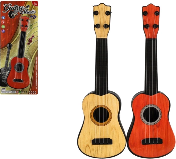 Detská gitara so štyrmi strunami 32 cm - 1 kus
